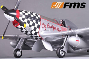 FMS P-51D Mustang V8 Big Beautiful Doll 1450mm (57") Wingspan - PNP