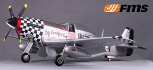 FMS P-51D Mustang V8 Big Beautiful Doll 1450mm (57") Wingspan - PNP