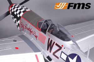 FMS P-51D Mustang V8 Big Beautiful Doll 1450mm (57") Wingspan - PNP